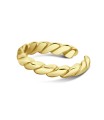 Spiral Pattern Silver Ear Cuff EC-3036